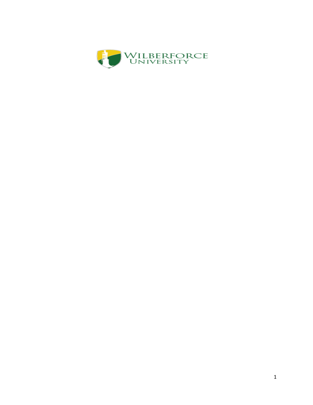 Wilberforce University Graduate Catalog