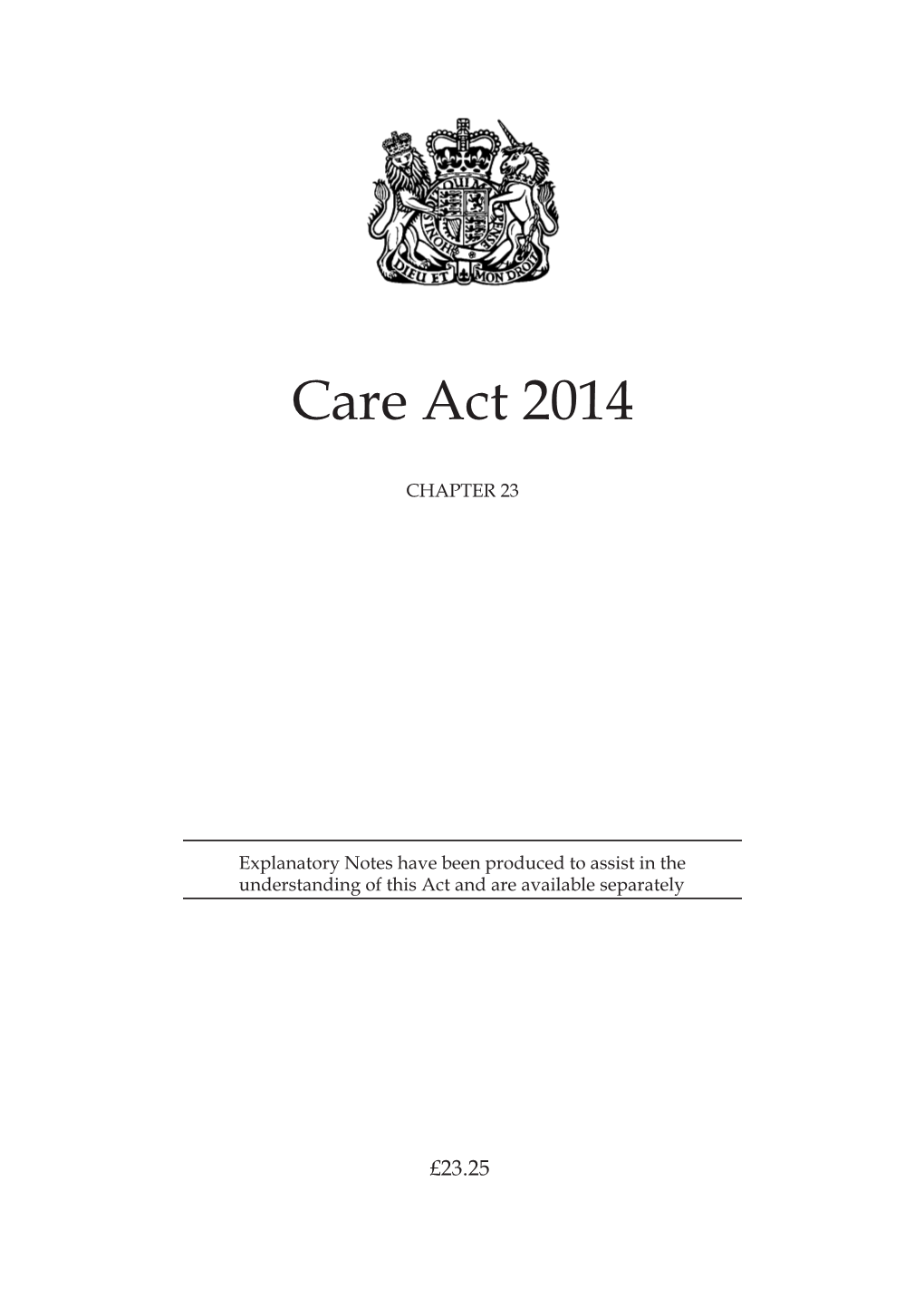 Care Act 2014