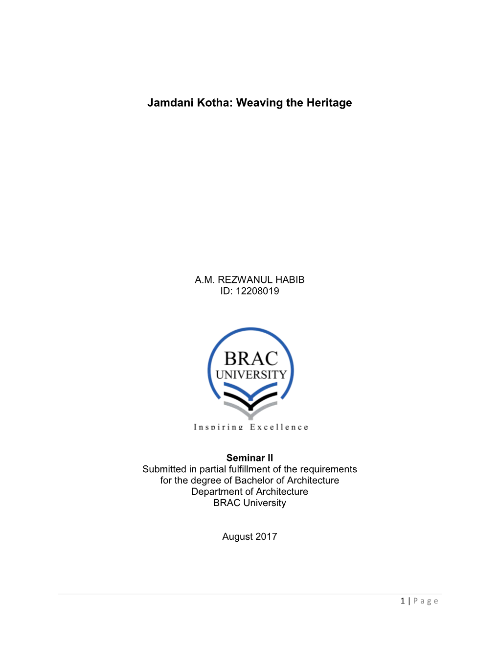 Jamdani Kotha: Weaving the Heritage