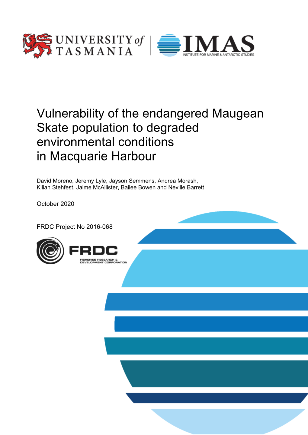 FRDC Final Report Design Standard