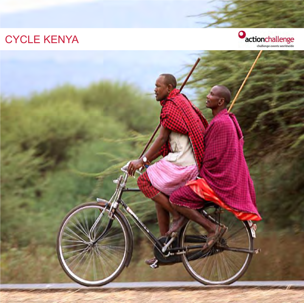 Cycle Kenya – Outline for Bespoke Trips