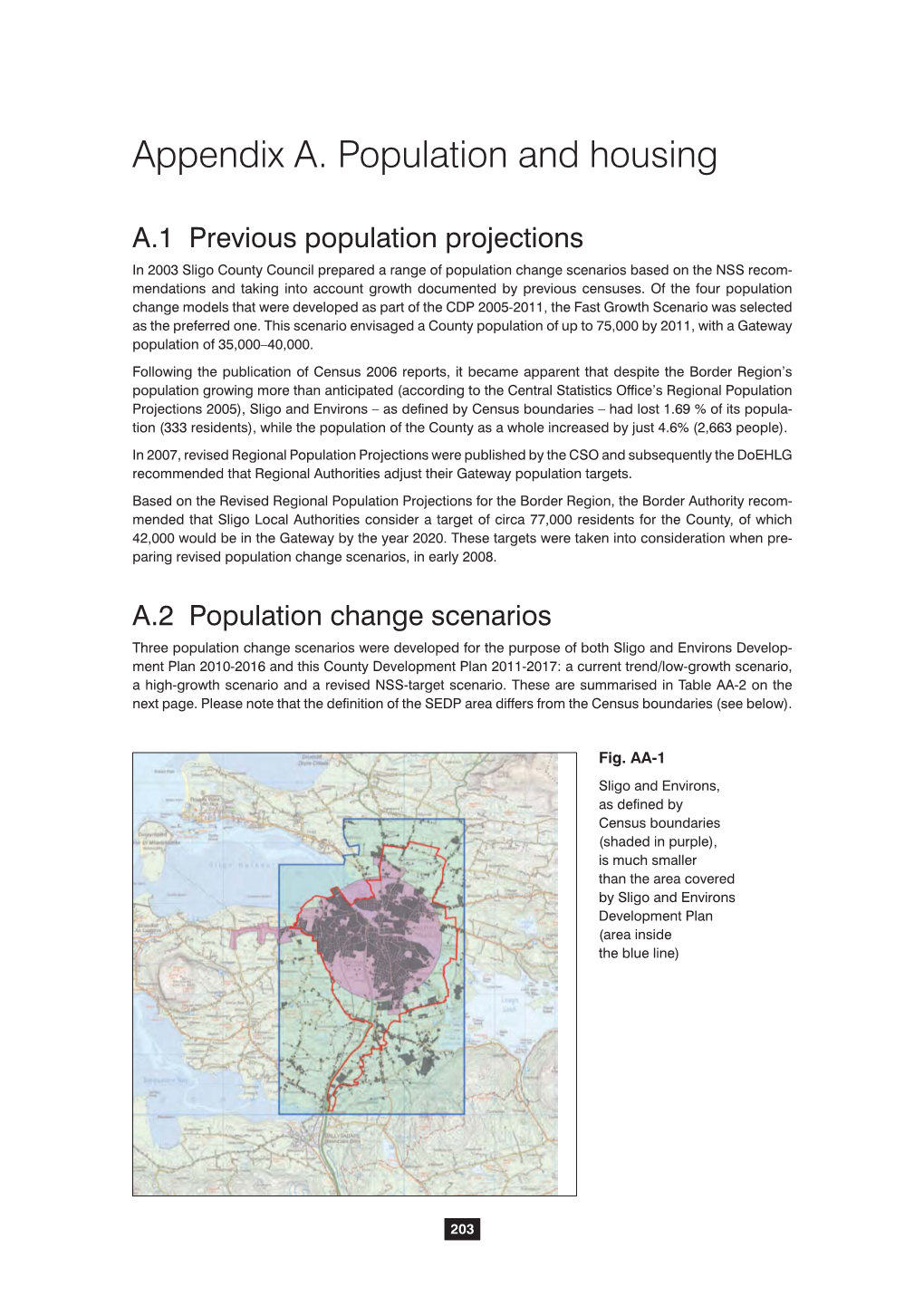 Appendix A. Population and Housing