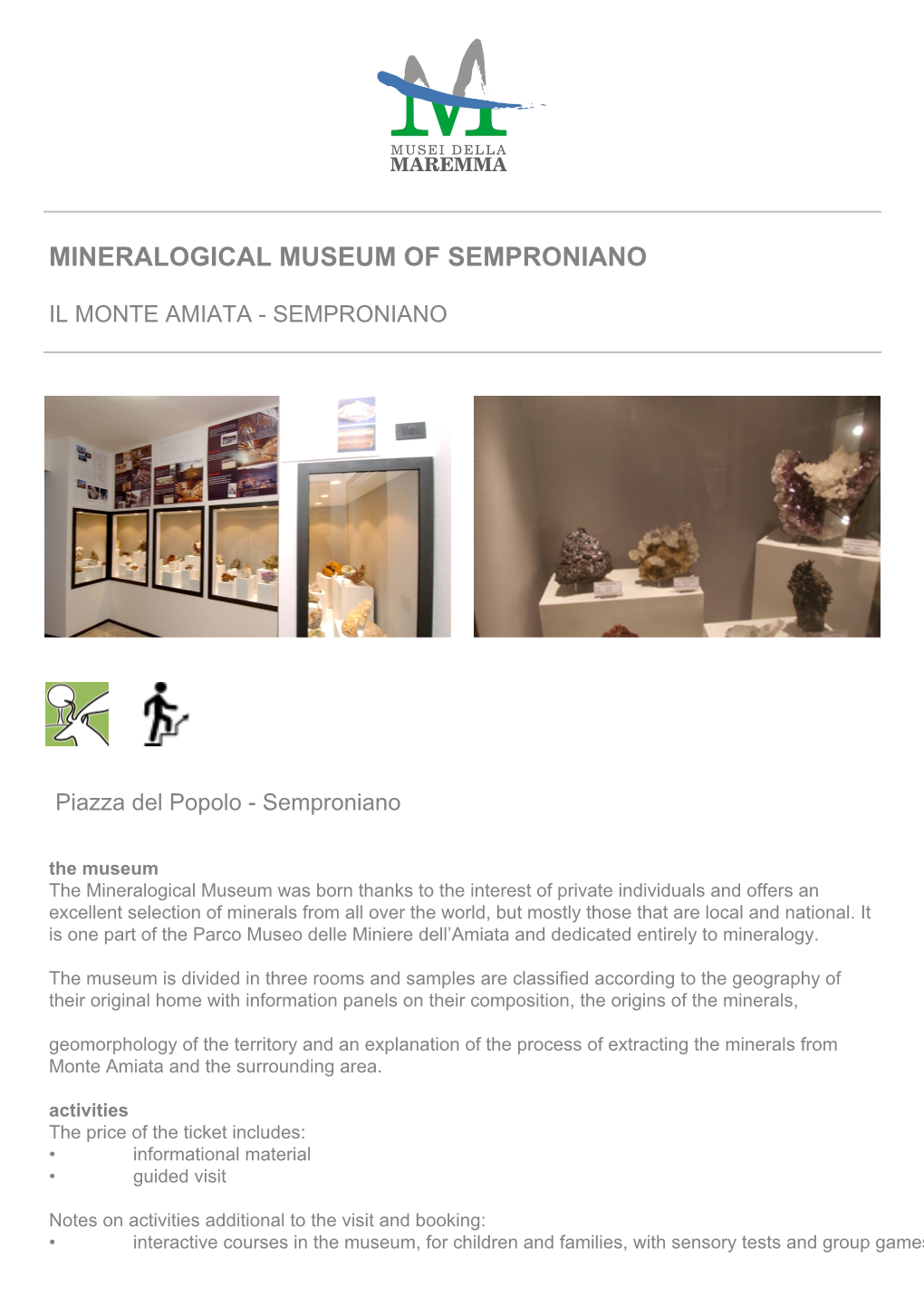 Mineralogical Museum of Semproniano