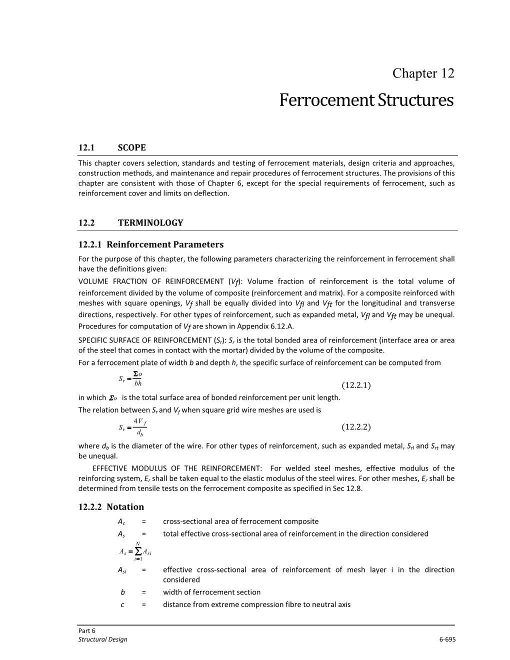 Ferrocement Structures