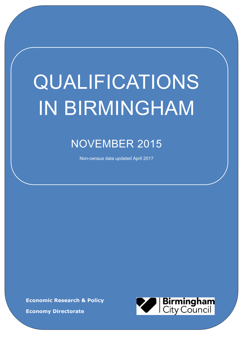 Qualifications in Birmingham