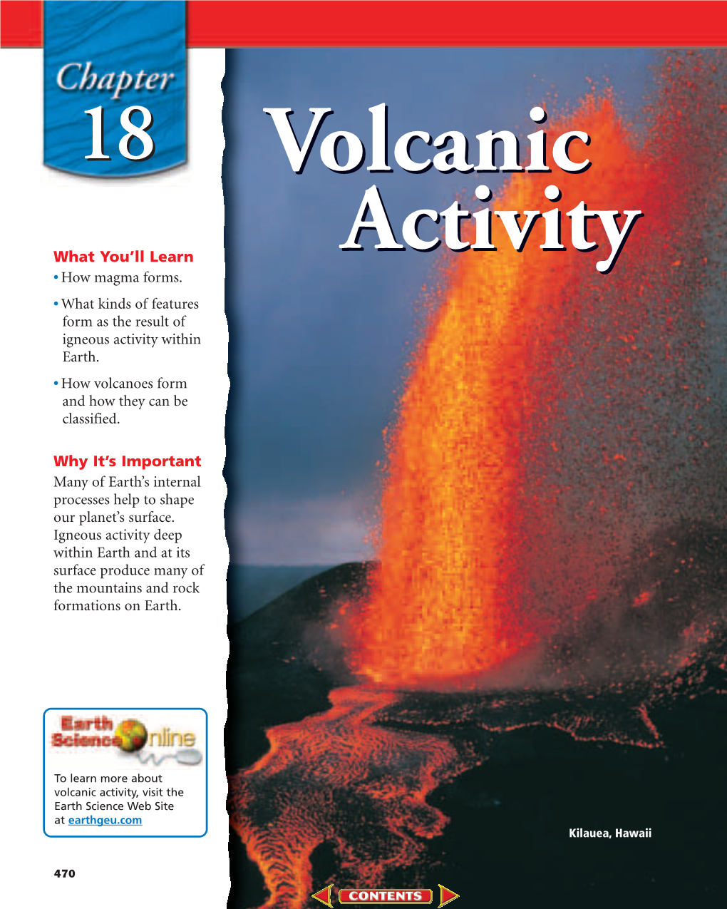 Chapter 18: Volcanic Activity