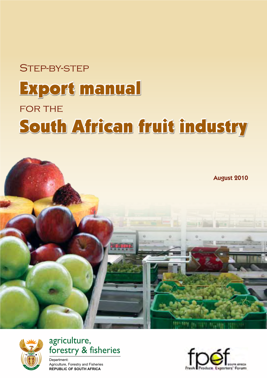 South African Fruit Industry Export Manual