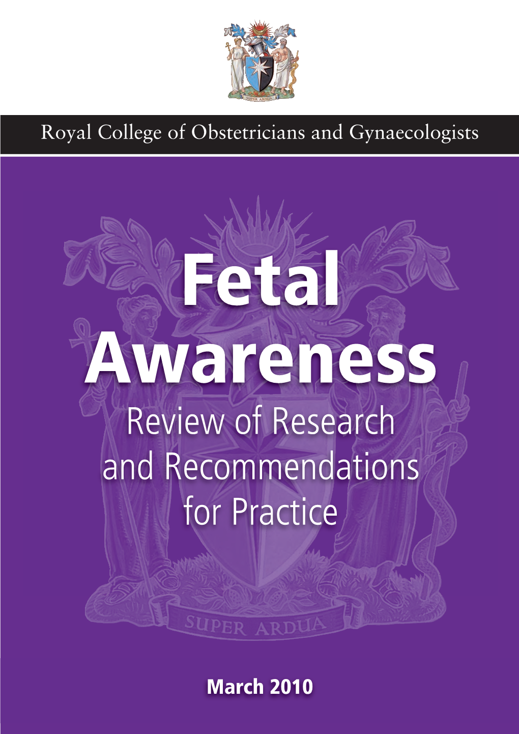 Fetal Awareness Review of Research and Recommendations for Practice