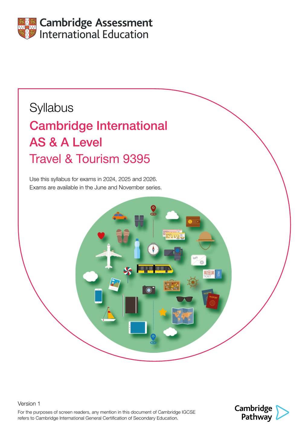Cambridge International AS&A Level Travel & Tourism 2024-26