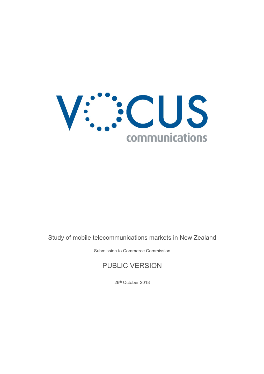 Post 2020 Regulatory Framework for Fixed Line Services