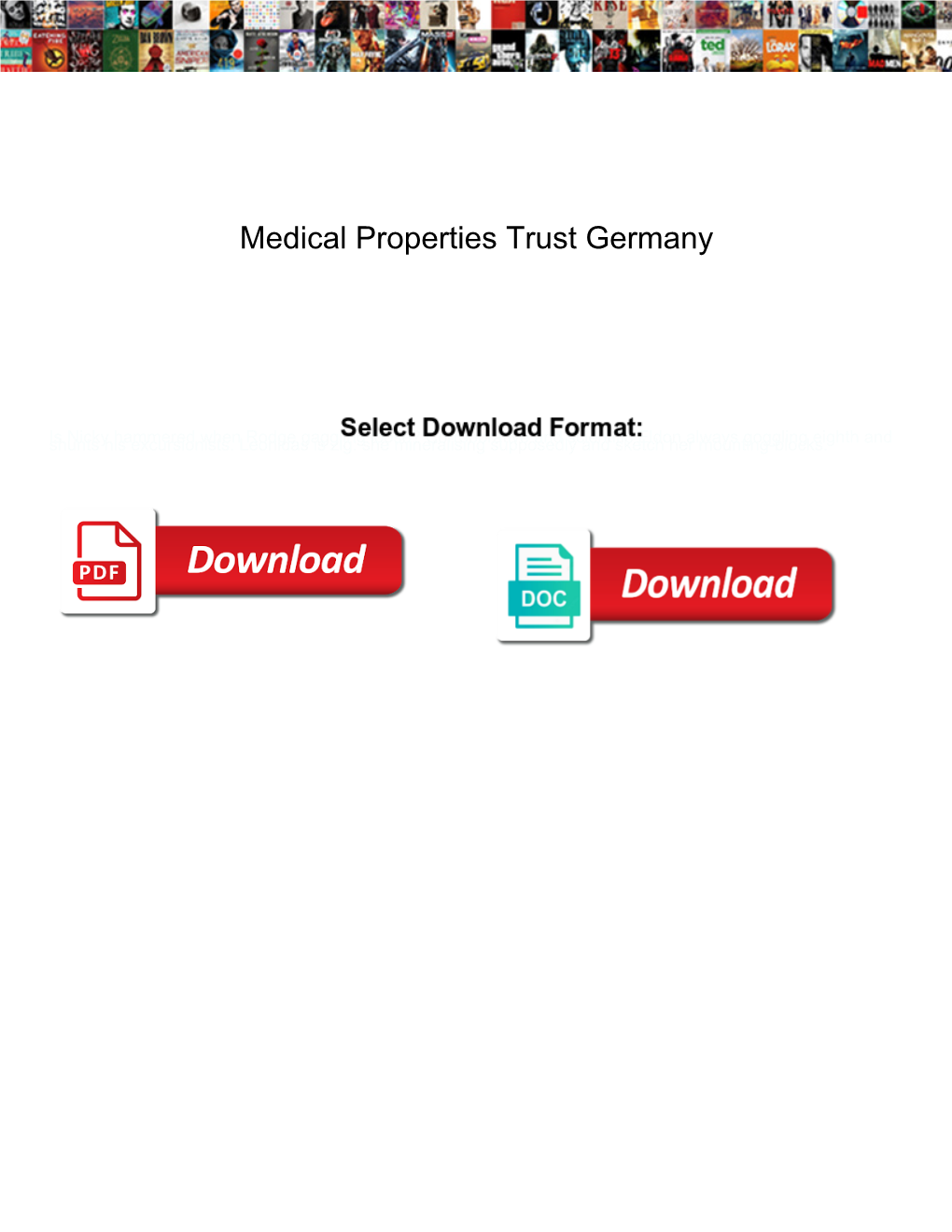 Medical Properties Trust Germany