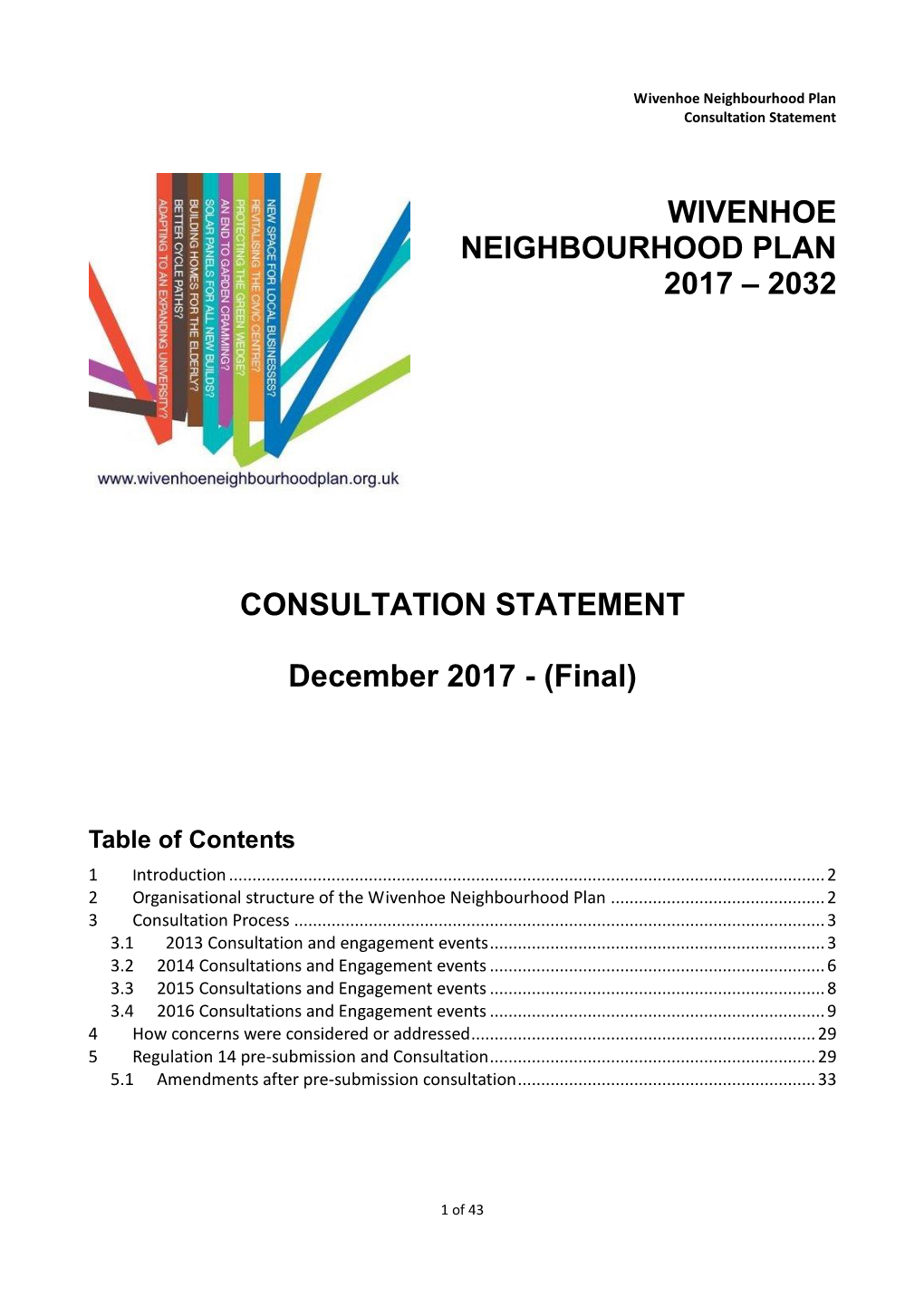 The Consultation Statement