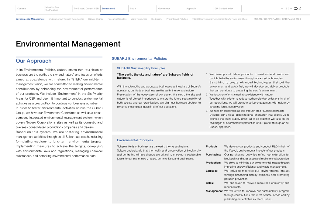 Environmental Management