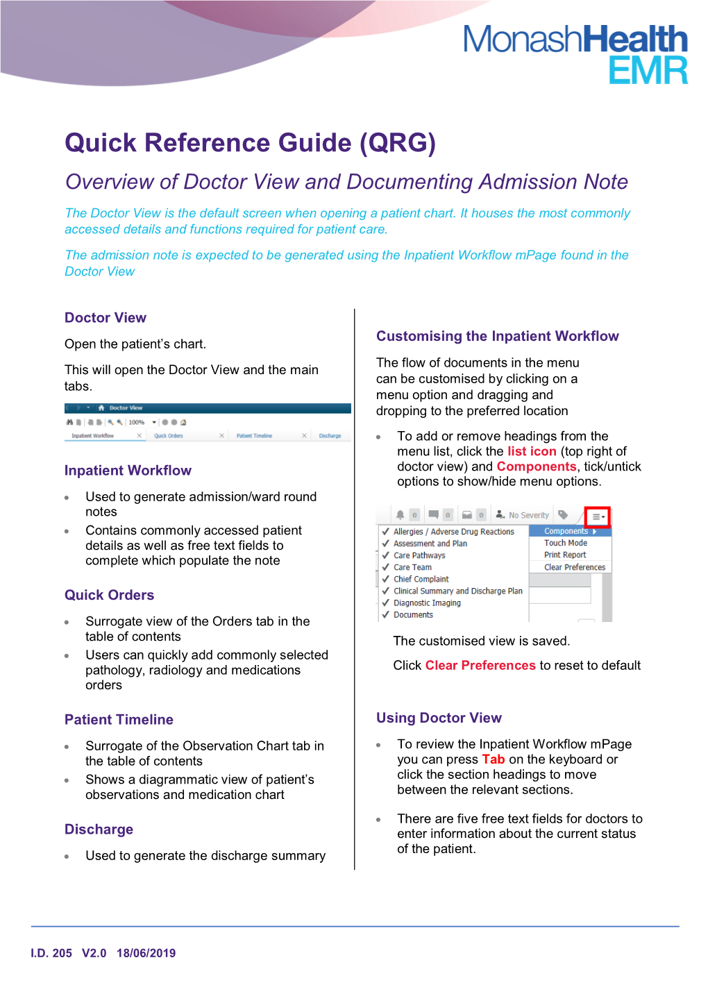 Overview of Doctor View and Documenting Admission Note