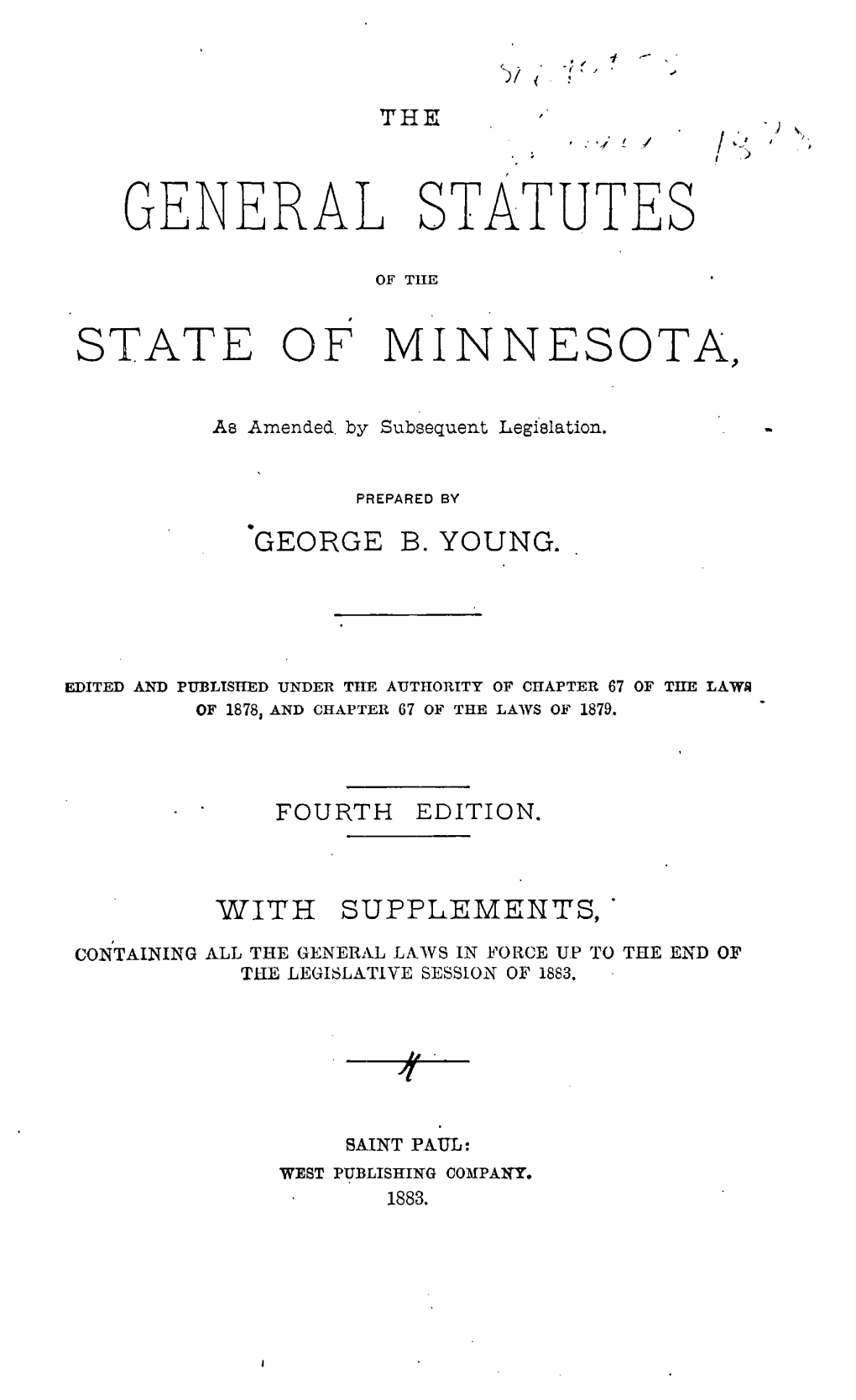 General Statutes