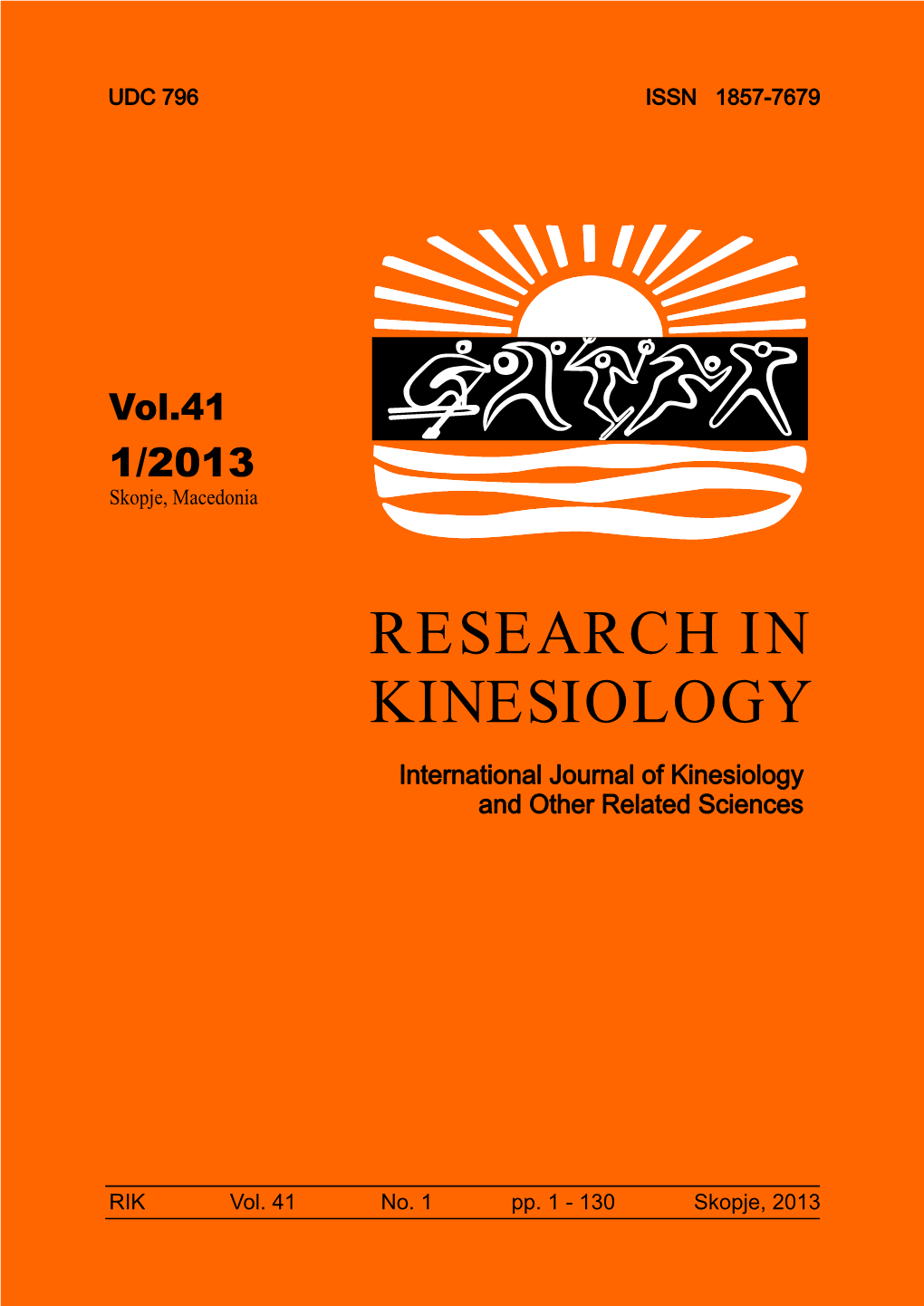 Kinesiology Research In