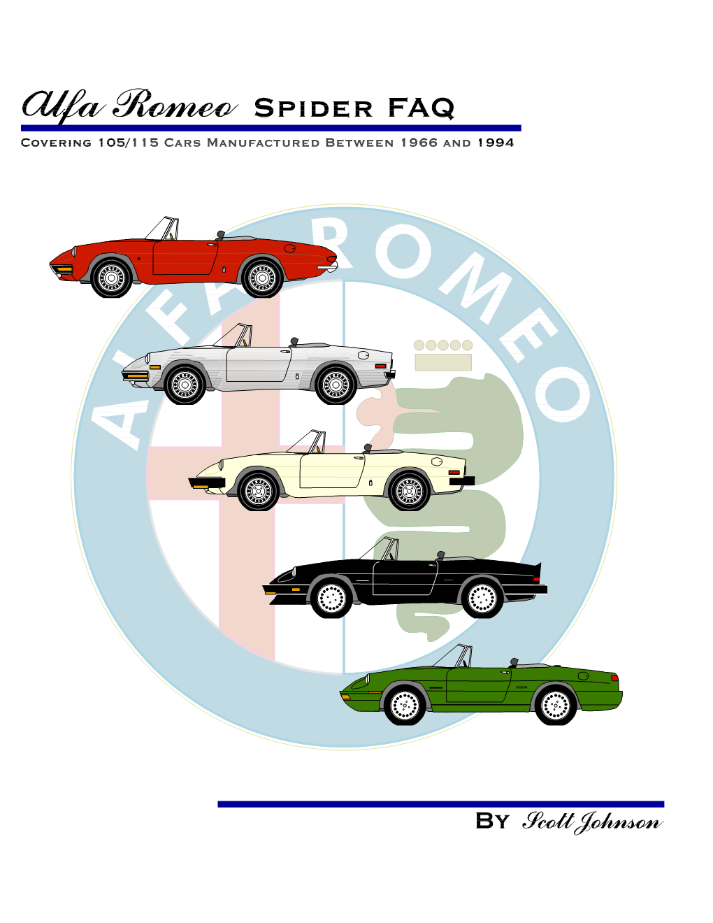 ALFA ROMEO 105/115 SPIDER FAQ (Covering Cars Built from 1966 Through 1994)