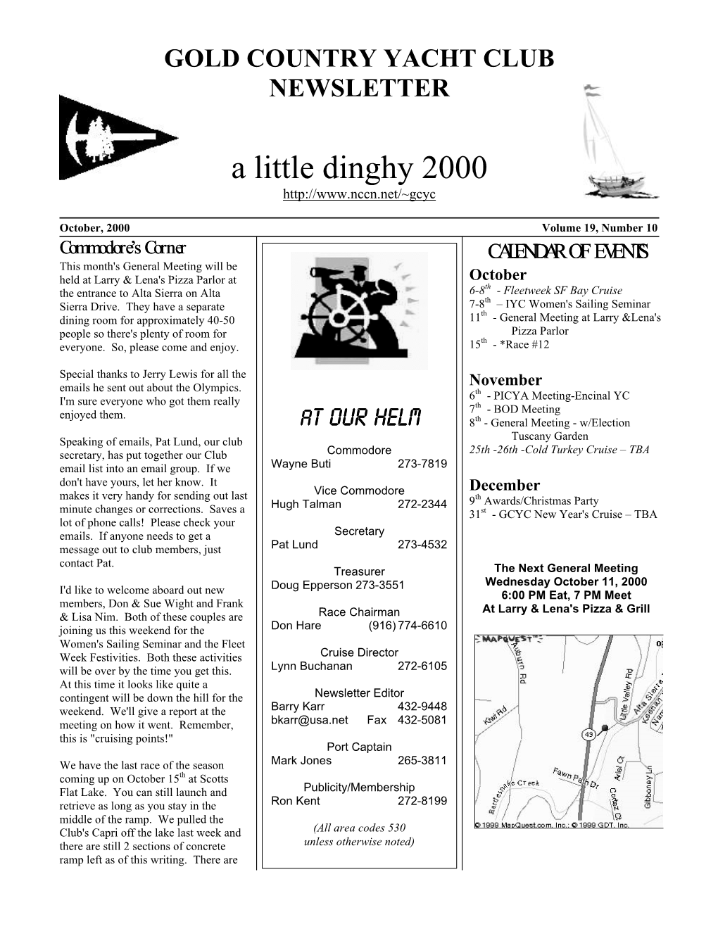 A Little Dinghy 2000