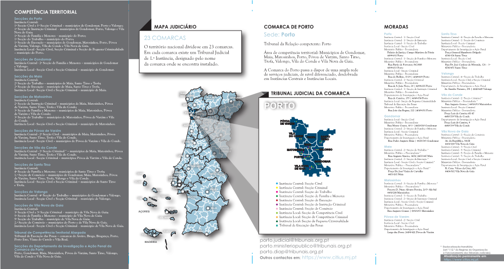 Flyer Do Tribunal Da Comarca Do Porto