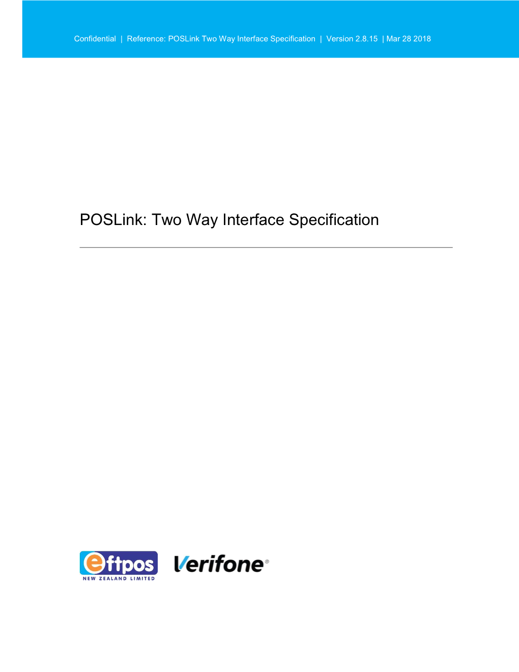 Poslink: Two Way Interface Specification