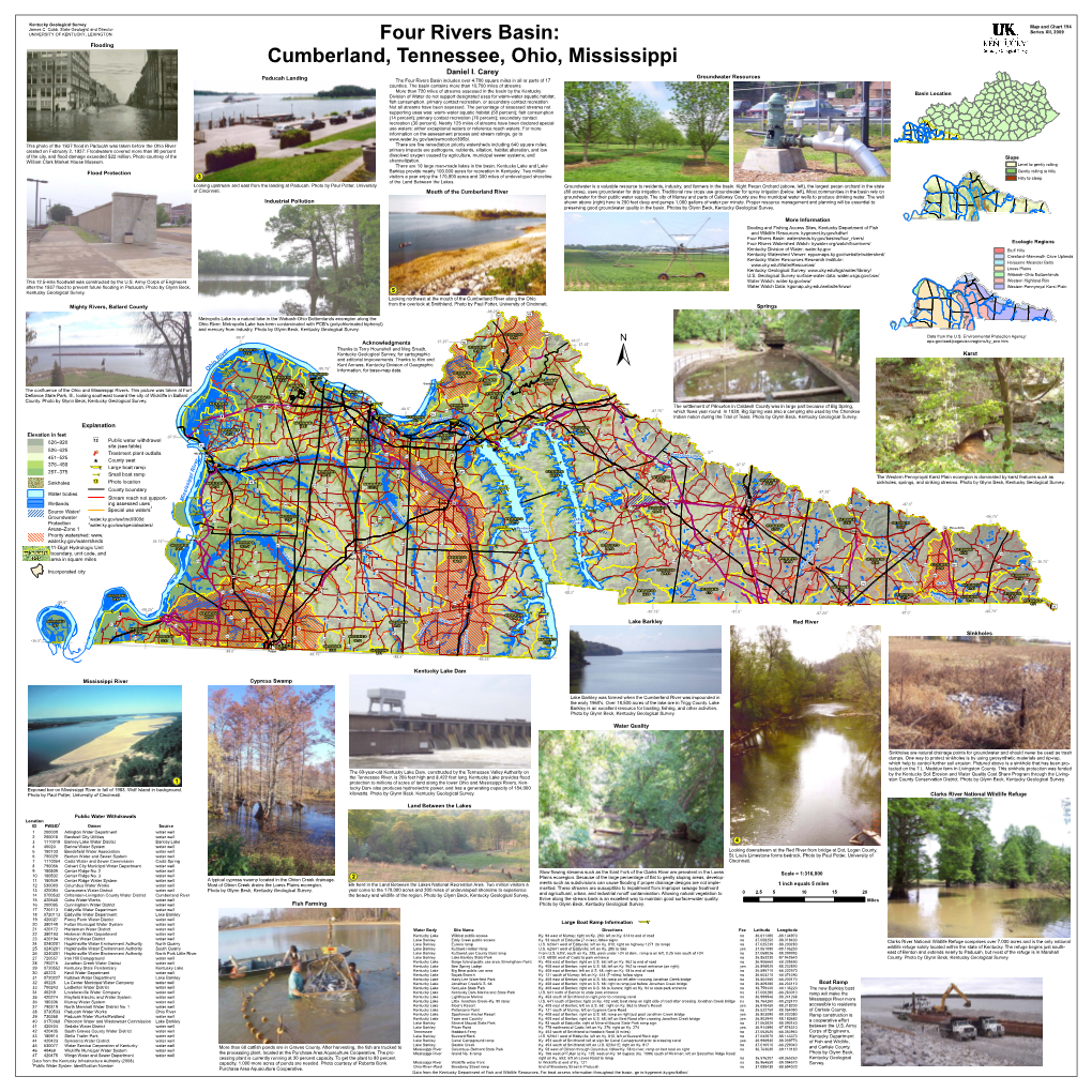 Four Rivers Basin: Flooding Cumberland, Tennessee, Ohio, Mississippi Daniel I