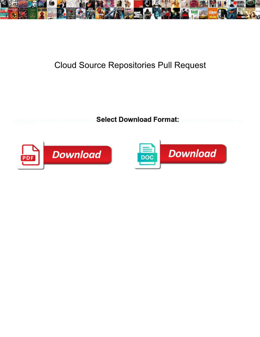 Cloud Source Repositories Pull Request