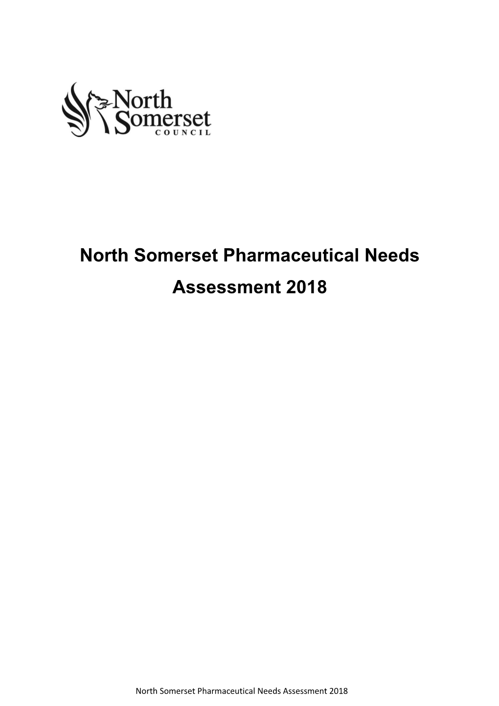 North Somerset Pharmaceutical Needs Assessment 2018