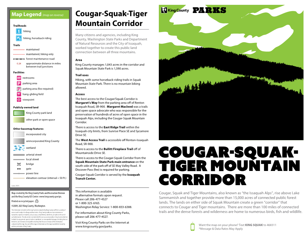 Cougar-Squak-Tiger Mountain Corridor