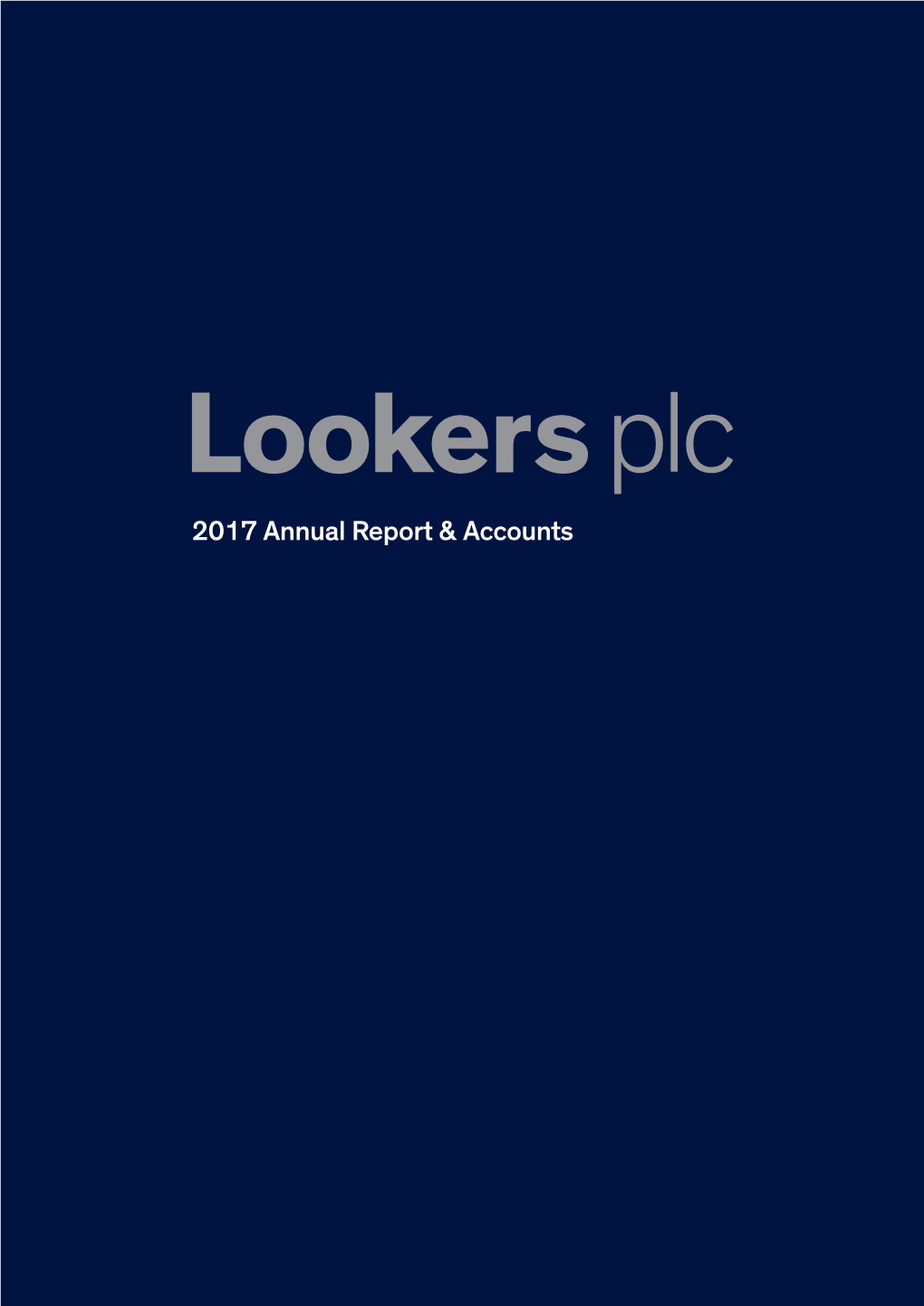 2017 Annual Report & Accounts