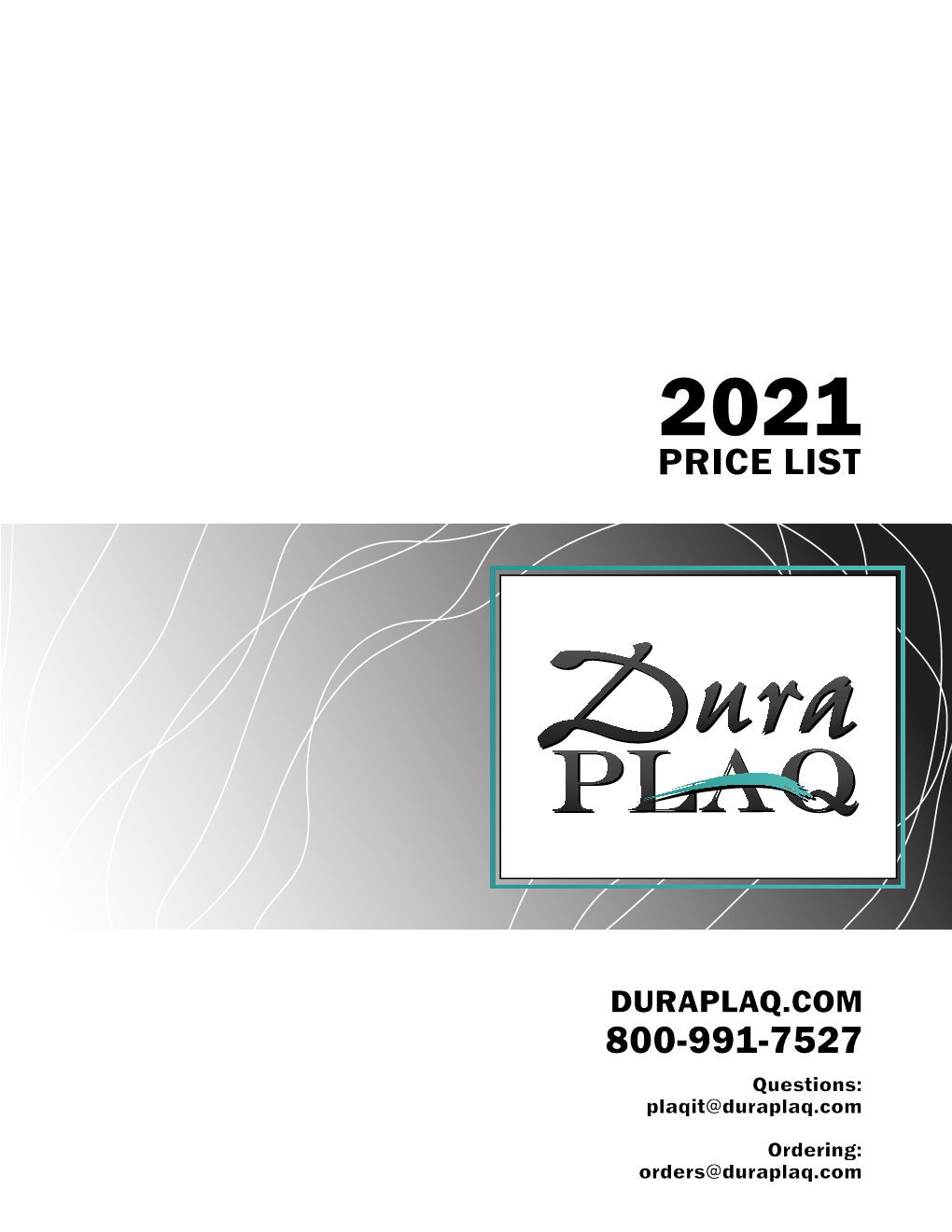 Download Our 2021 Product Price List [PDF]