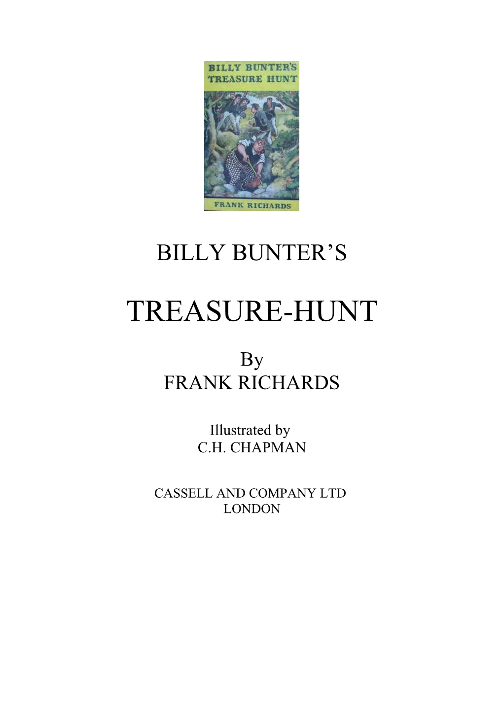 Billy Bunters Treasure Hunt