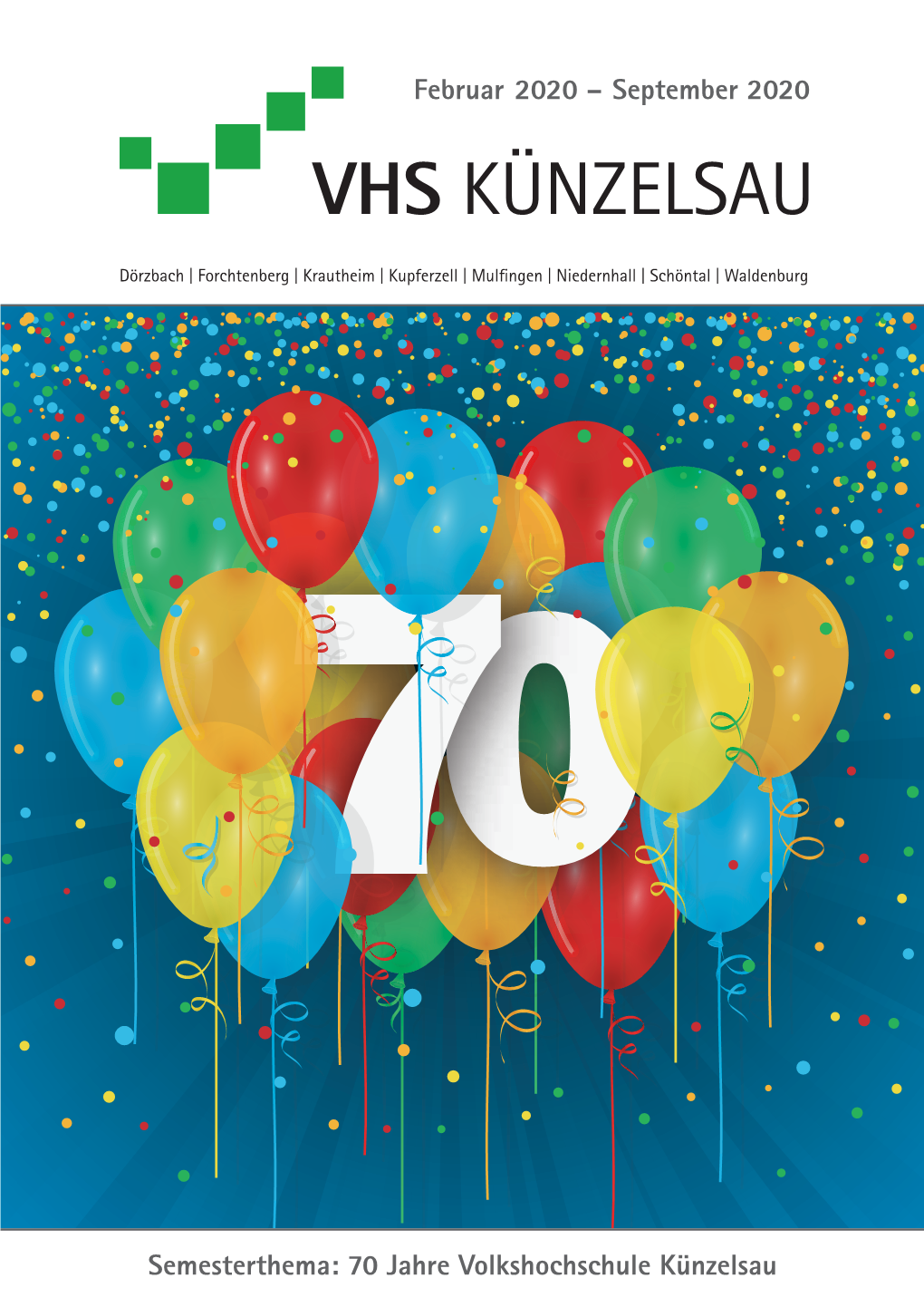 70 Jahre Volkshochschule Künzelsau Februar 2020