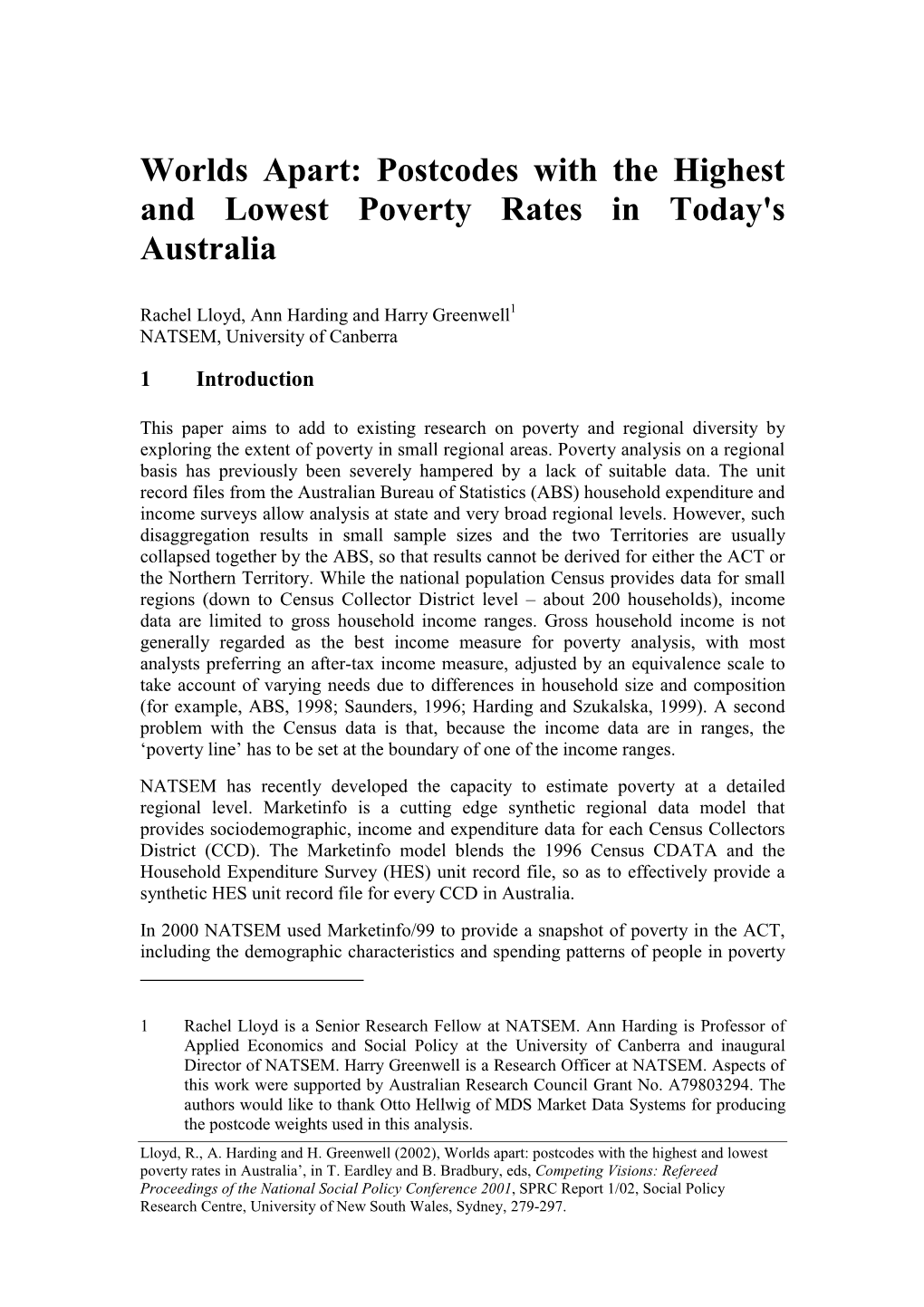 Postcodes with the Highest and Lowest Poverty Rates in Today's Australia