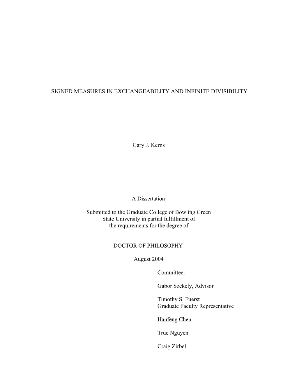 Signed Measures in Exchangeability and Infinite Divisibility