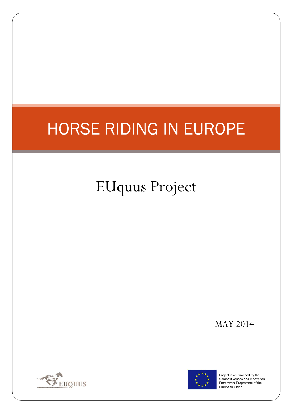 HORSE RIDING in EUROPE Euquus Project