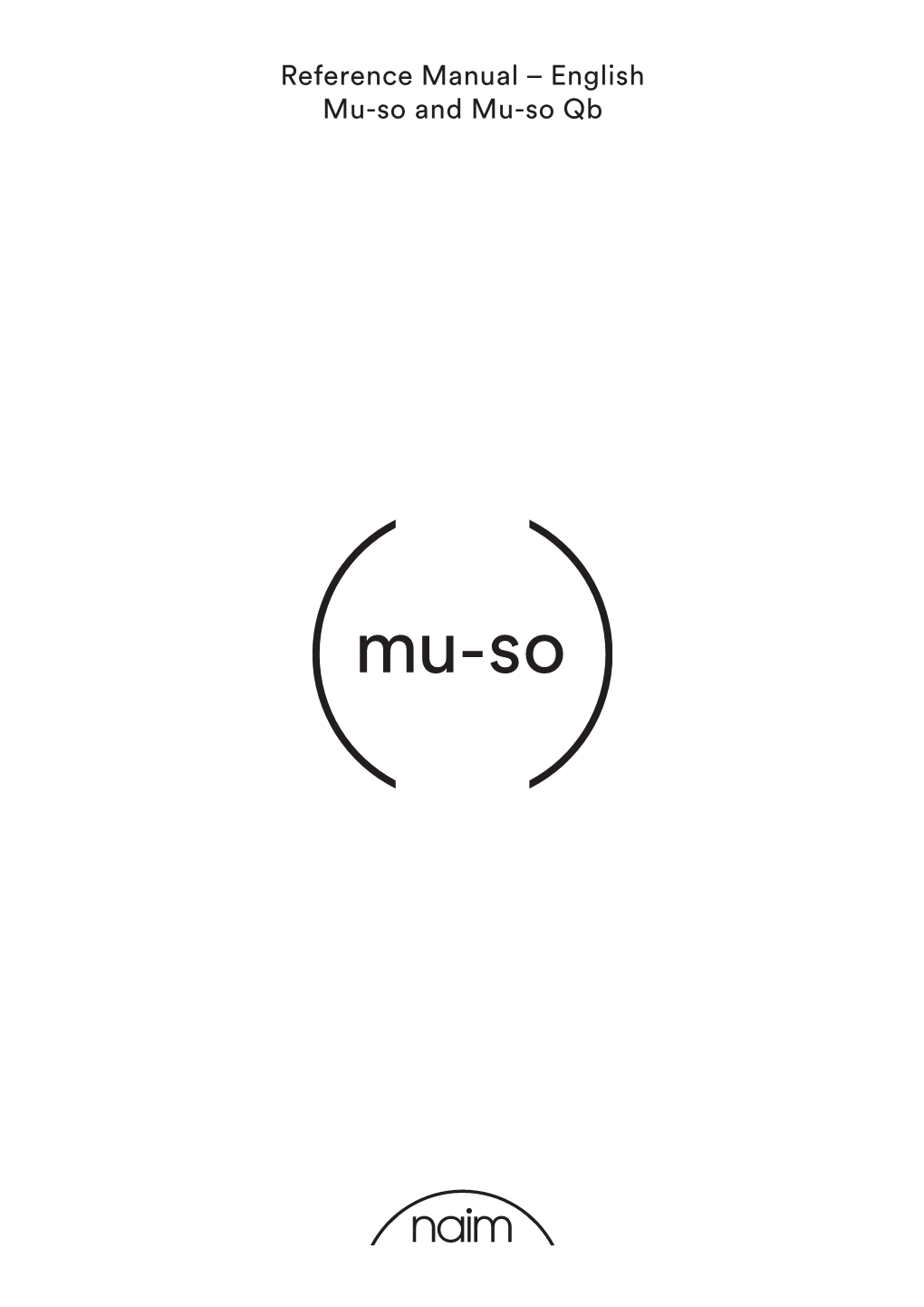 Mu-So Qb Product Manual