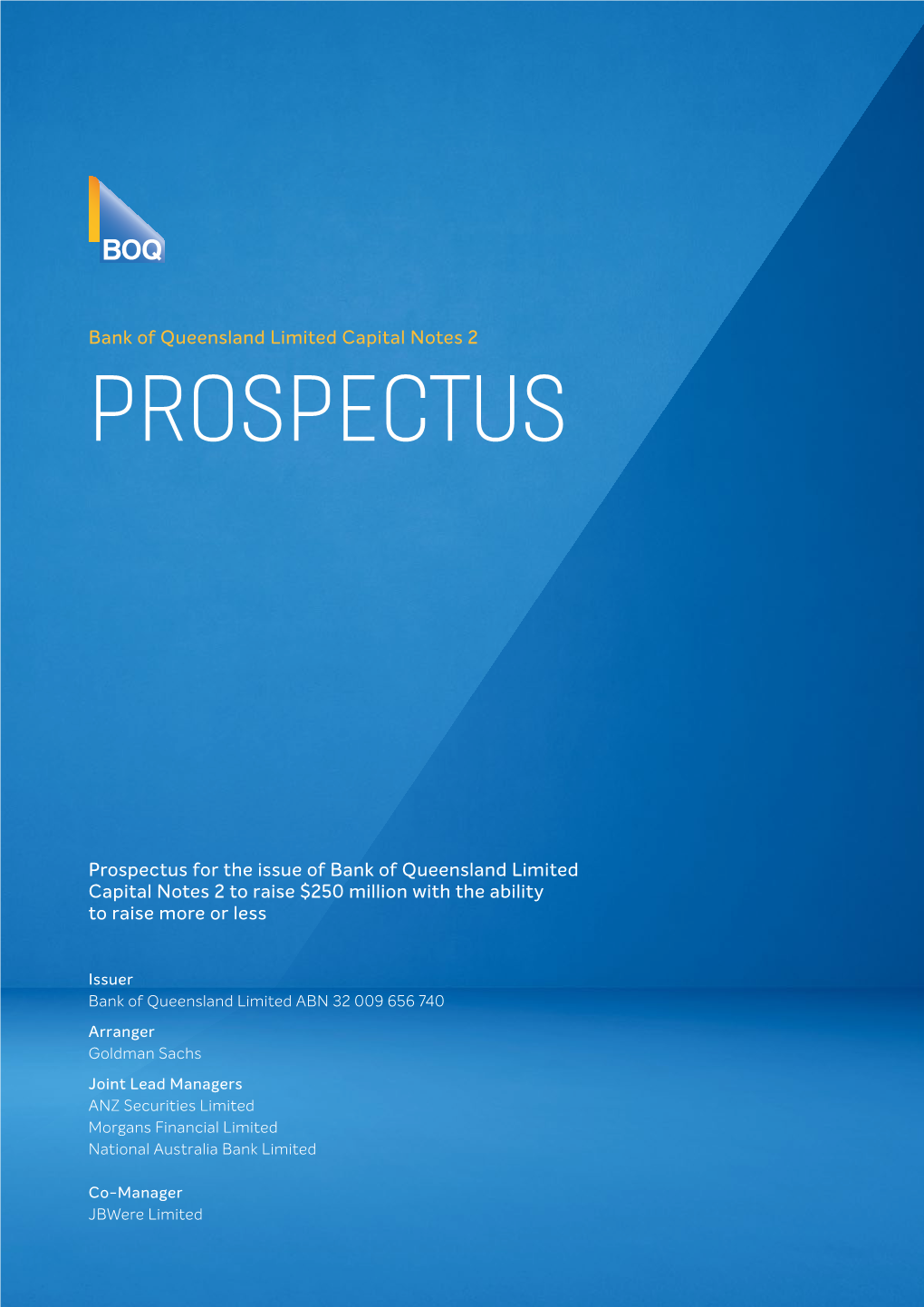 Capital Notes 2 PROSPECTUS