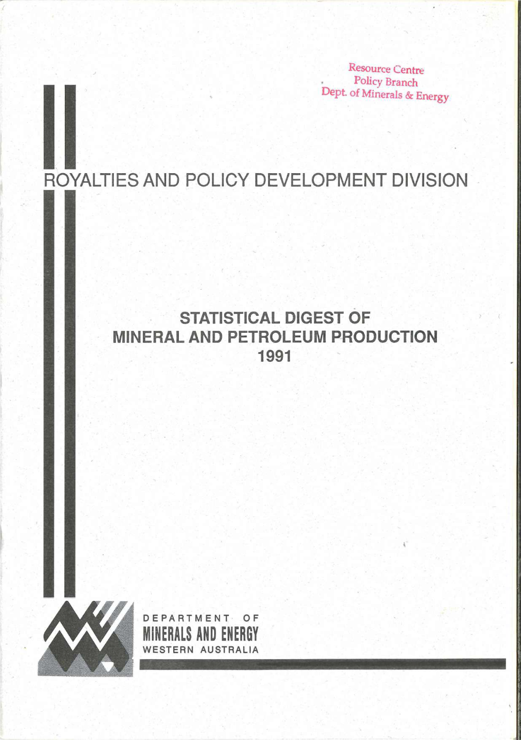 Statistics Digest 1991