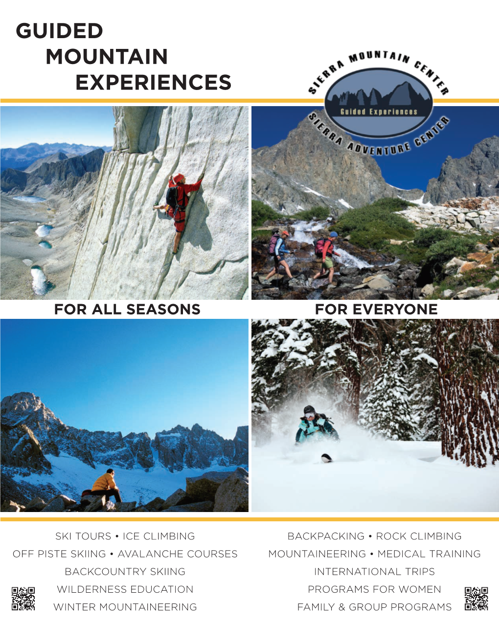 Guided Mountain Experiences