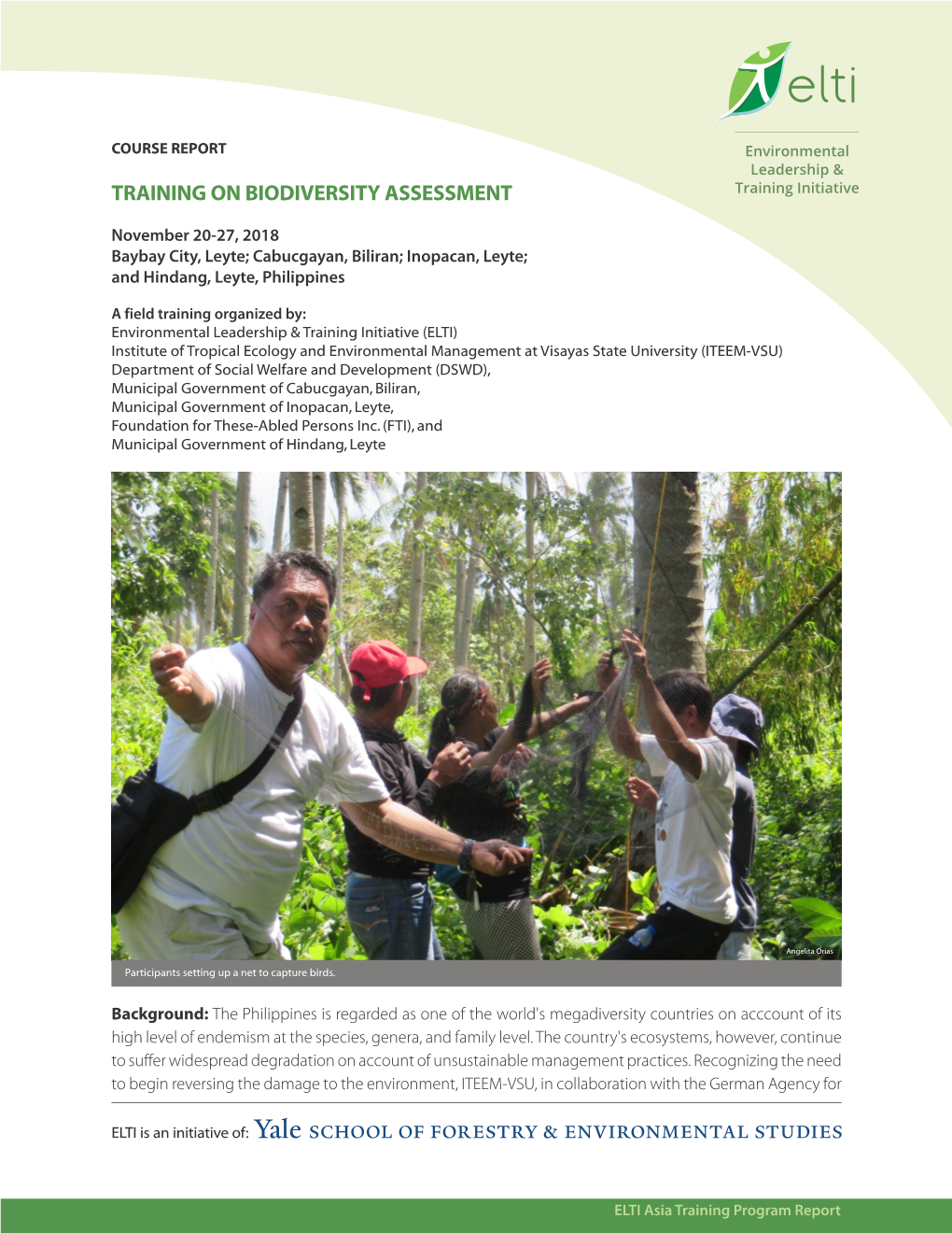 Course Report Biodiversity Tata.Cdr