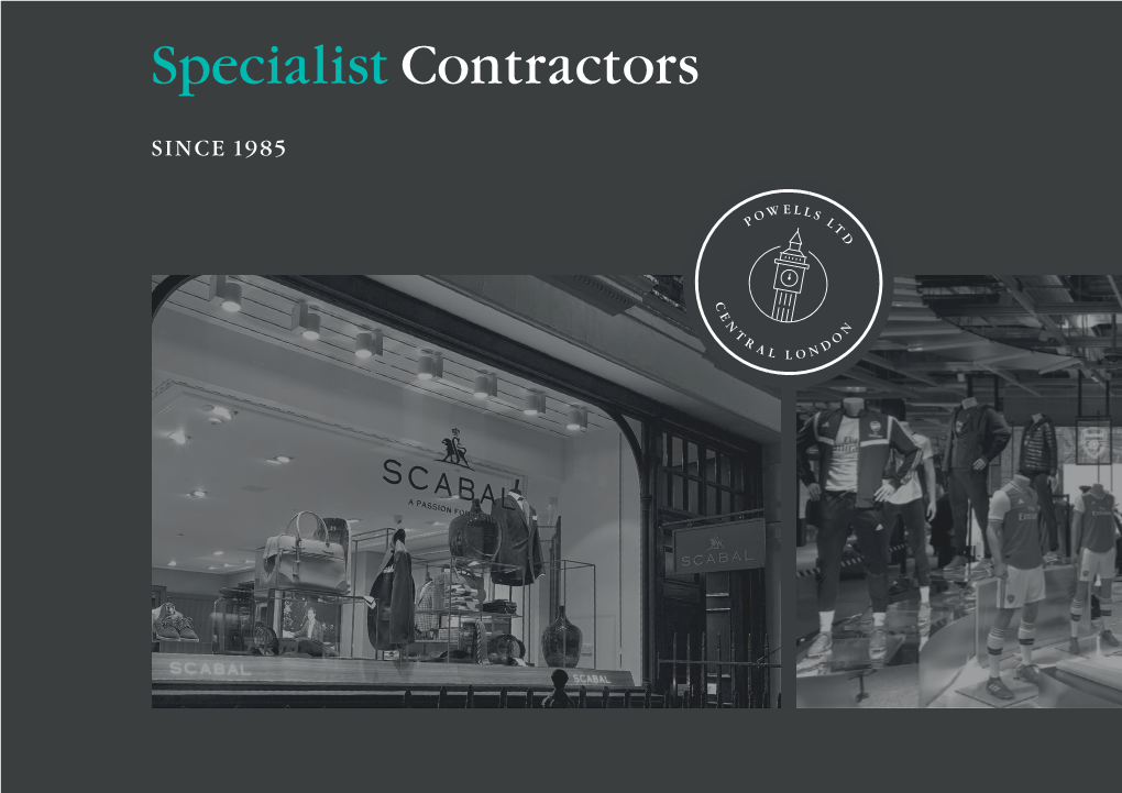 Specialist Contractors