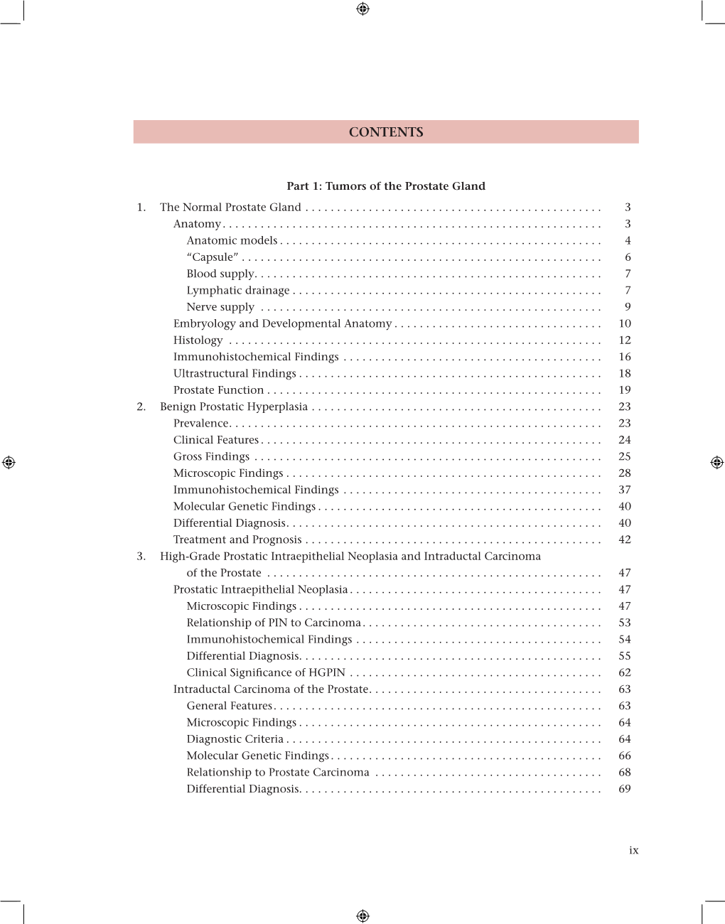 Table of Contents