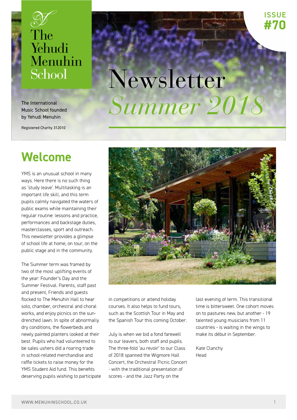 Newsletter Summer 2018