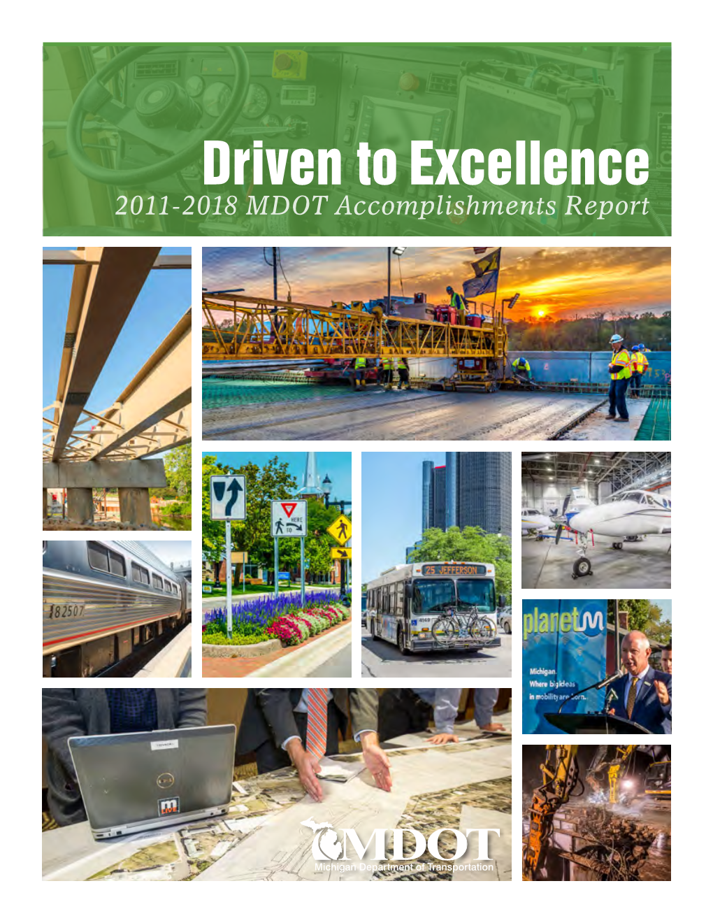 A Report on MDOT Accomplishments