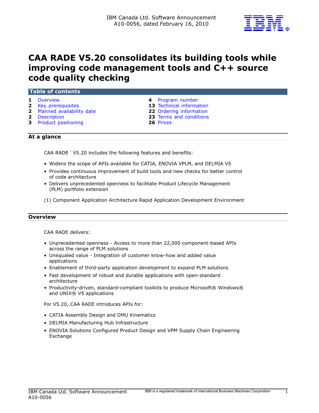 CAA RADE V5.20 Consolidates Its Building Tools While Improving Code Management Tools and C++ Source Code Quality Checking