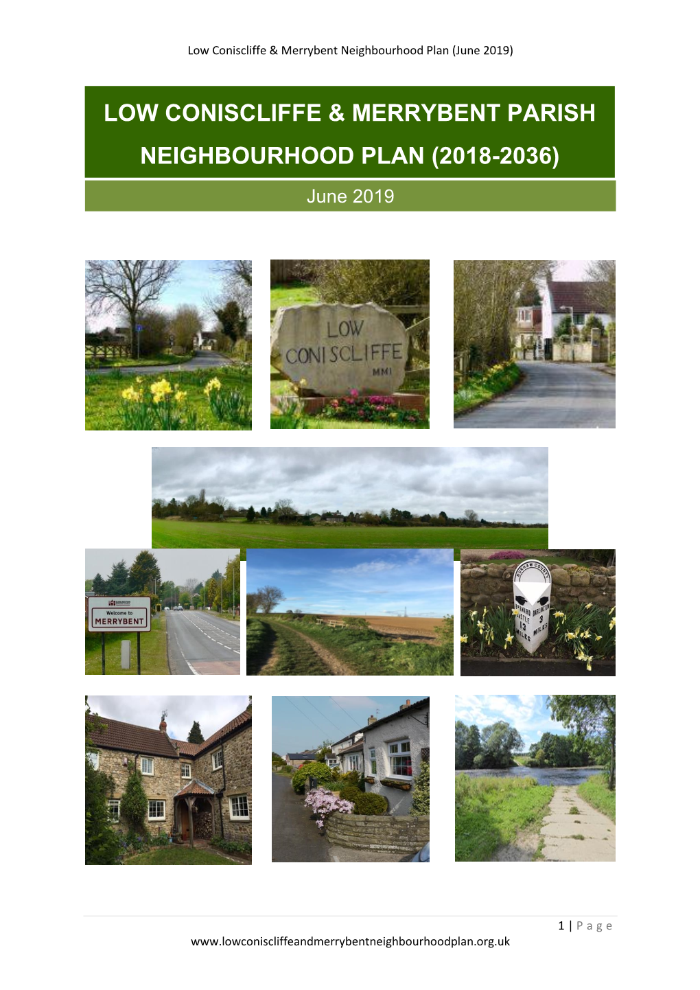 Low Coniscliffe & Merrybent Parish Neighbourhood Plan