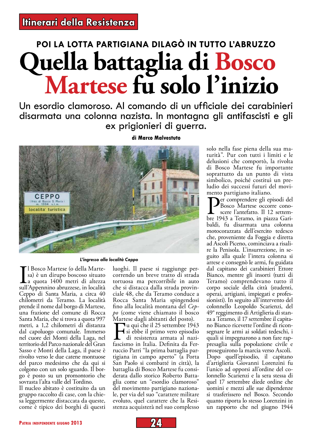 Quella Battaglia Di Bosco Martese Fu Solo L'inizio