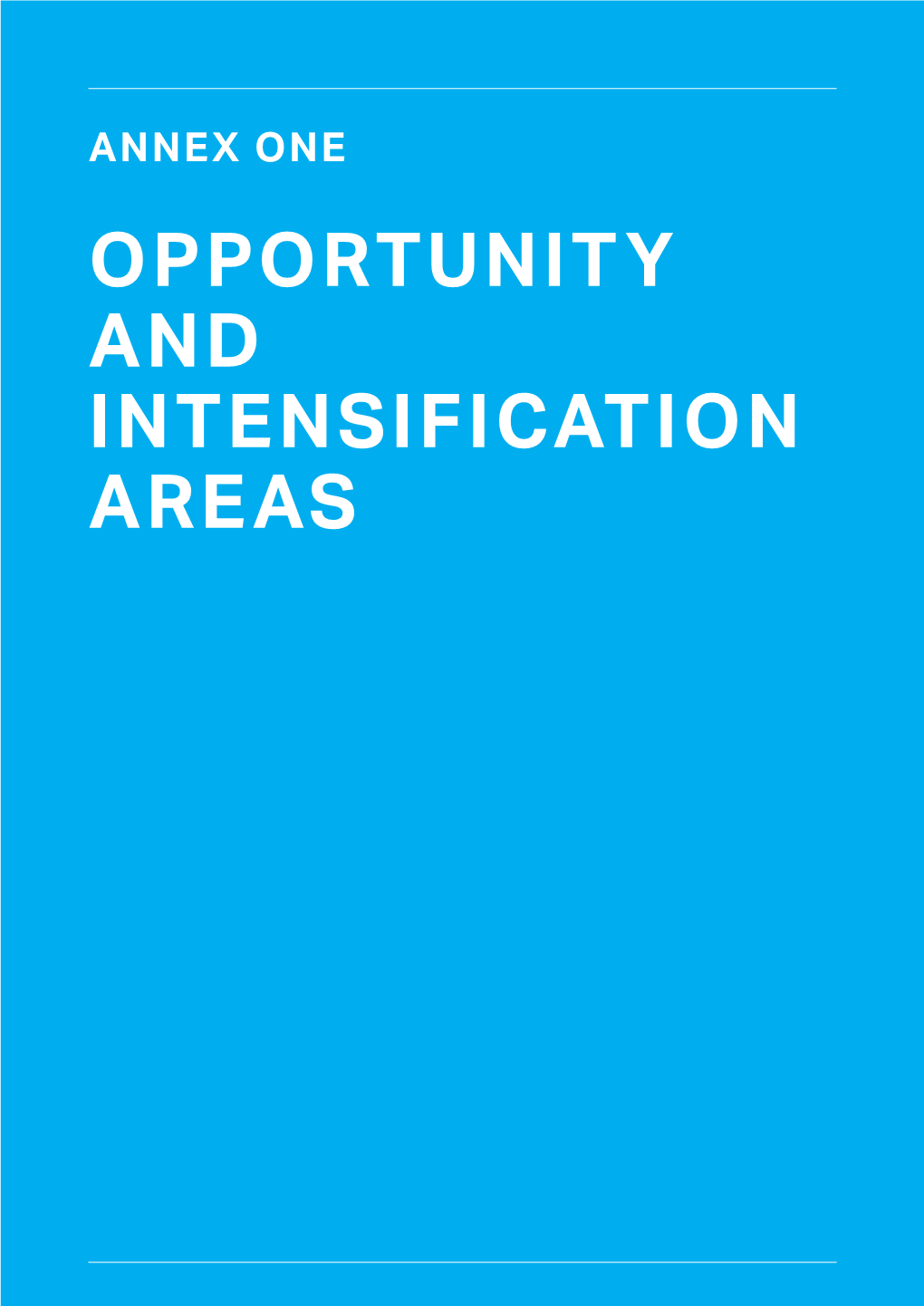 Opportunity and Intensification Areas 354 the London Plan March 2016