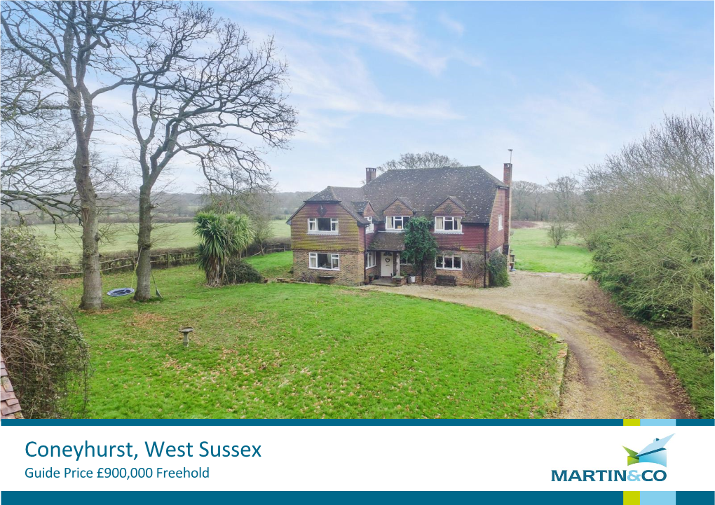 Coneyhurst, West Sussex Guide Price £900,000 Freehold