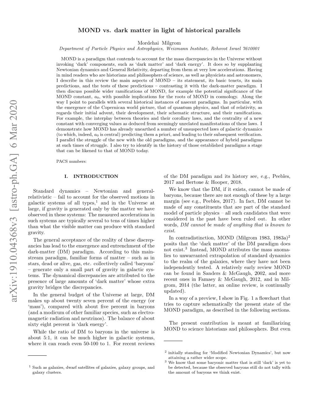 MOND Vs. Dark Matter in Light of Historical Parallels